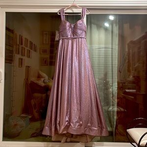 Gorgeous sparkly purple prom dress: NEVER BEEN WORN BEFORE
